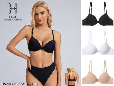 Бюстгальтер Heat Underwear M20125 B M20125_Чорний фото