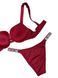 Комплект VICTORIA'S SECRET T8030 D T8030_Бордовий фото 3